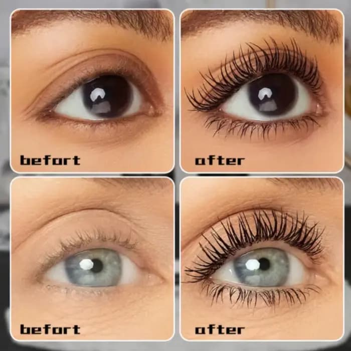 Mascara en fibres épais bouclés