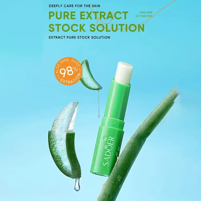Baume à lèvres à l'aloe vera et noix de coco