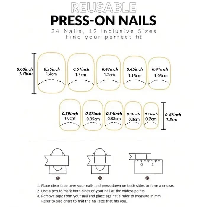 Kit de 48 faux ongles français brillants en acrylique, comprenant 24 ongles courts carrés et 24 ongles d'orteils, entièrement couvrants et élégants