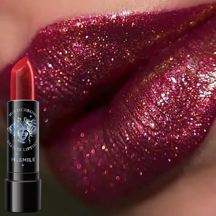 Rouge à lèvres à paillettes