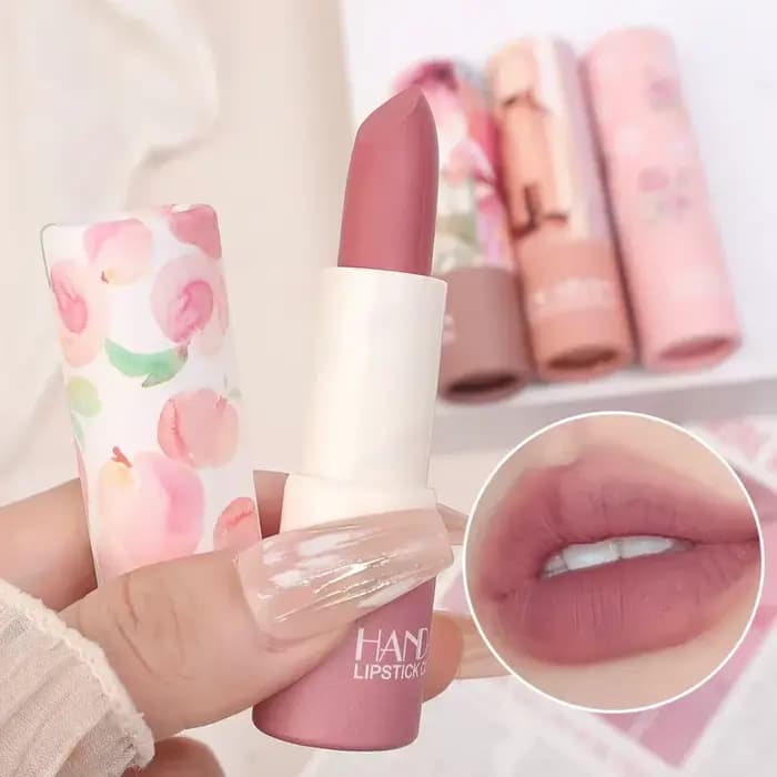 Rose Rose Nude mat velours rouge à lèvres rendu des couleurs durable antiadhésif tasse Sexy rouges à lèvres imperméable beauté lèvres maquillage cosmétique