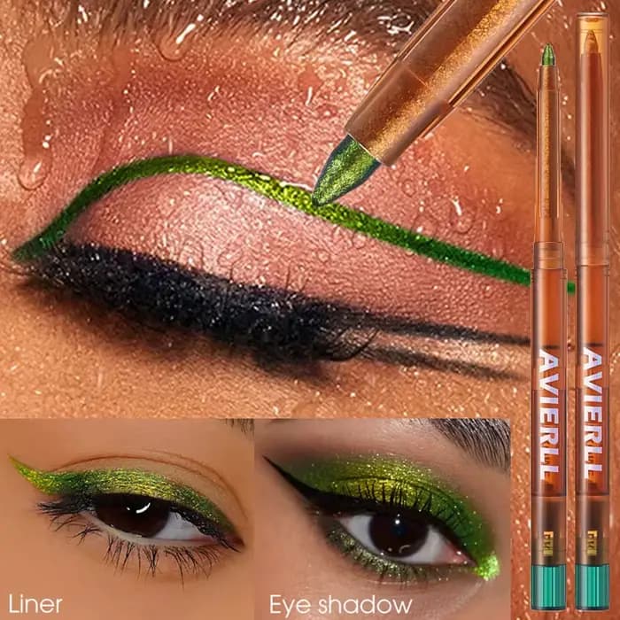 Crayon Eyeliner Gel Vert Scintillant