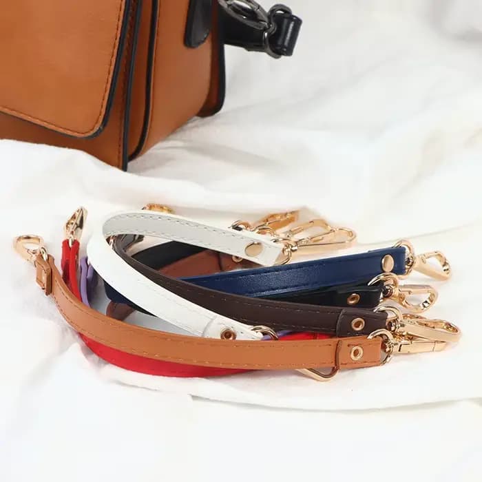Poignée de sac à main en cuir PU de 28 cm pour femmes, sangle courte de remplacement, bandoulière, accessoires de mode pour sacs