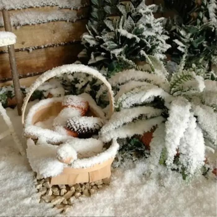 Neige artificielle bricolage modèle faisant la poudre de neige sèche pour décor de scène de noël/paysage de Table/Diorama/Wargaming