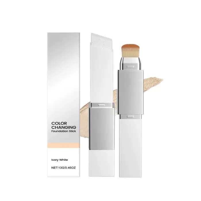 Fond de teint liquide 2 en 1, léger, hydratant, éclaircissant, changeant de couleur, pour tous les types de peau, maquillage de base