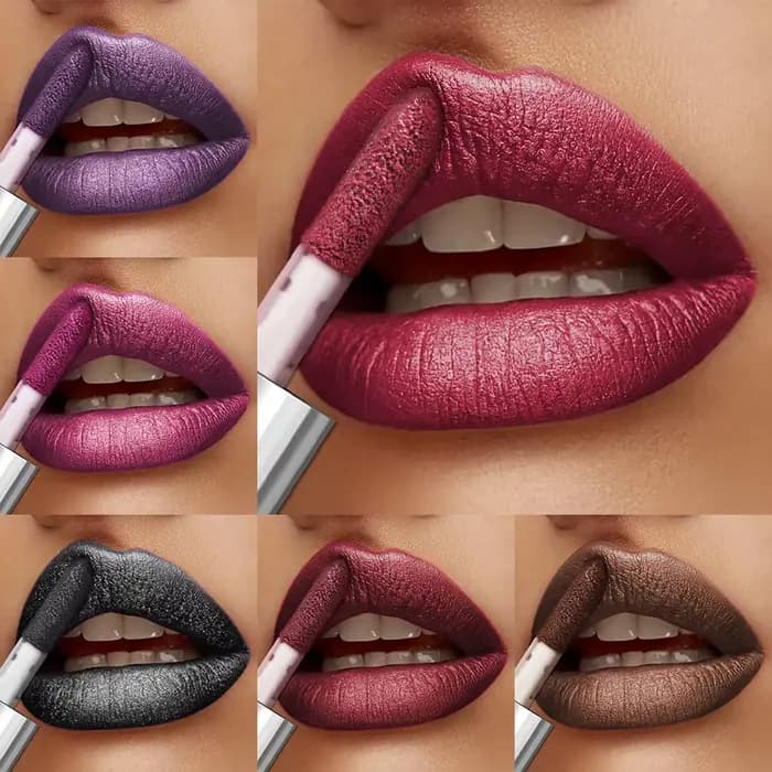 Vernis à lèvres à paillettes
