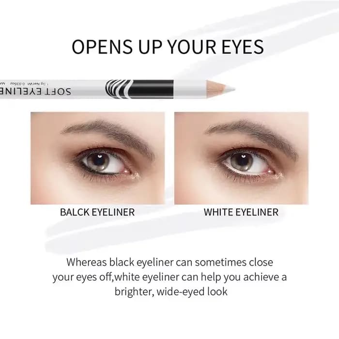 Crayon Eyeliner blanc pour femmes