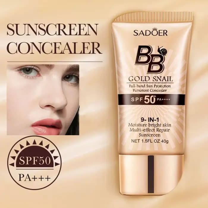 BB crème fond de teint 2 couleurs éclaircir même