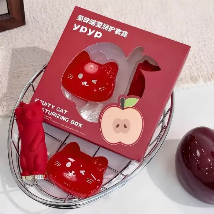 Rouge à lèvres pêche, rouge à lèvres gelée anti-transfert