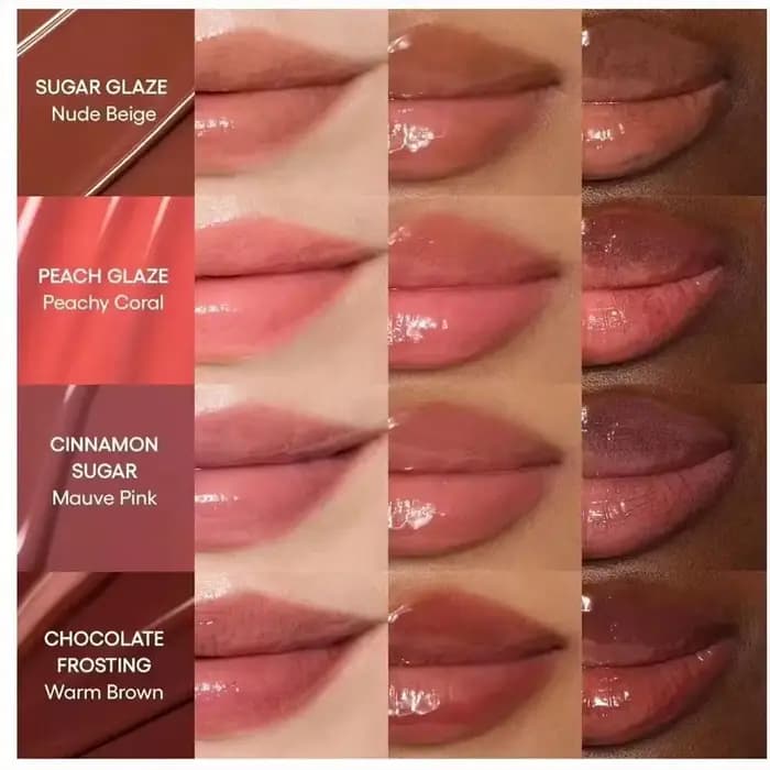 Laneige beurre de fruits bonbons sucrés Essence beignet léger hydratation brillant à lèvres huile rouge à lèvres hydratant baume à lèvres Transparent
