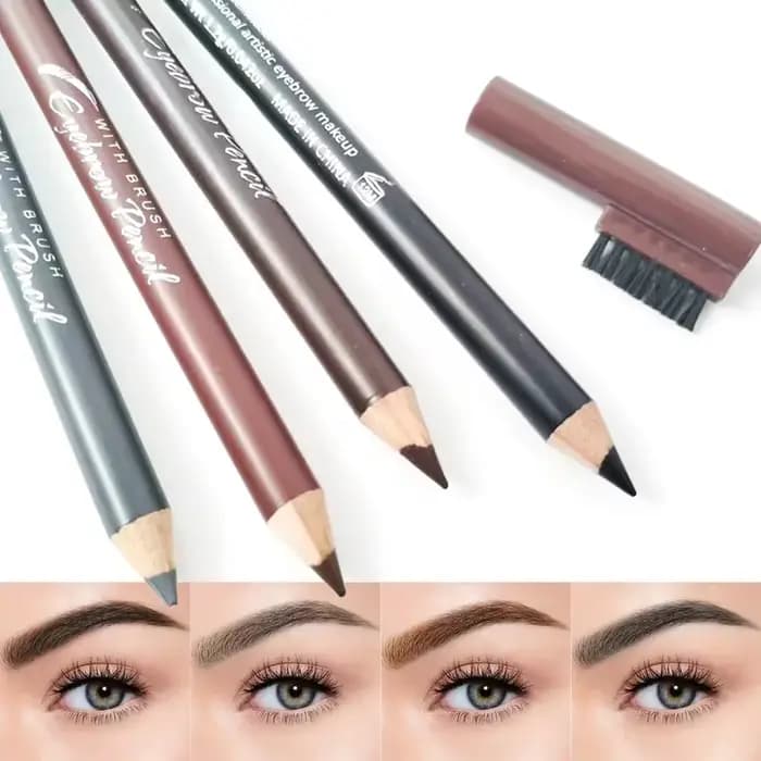 Crayon à sourcils 2 en 1 avec brosse