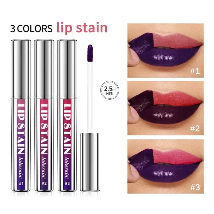 Gloss à lèvres peel-off 3 couleurs longue tenue