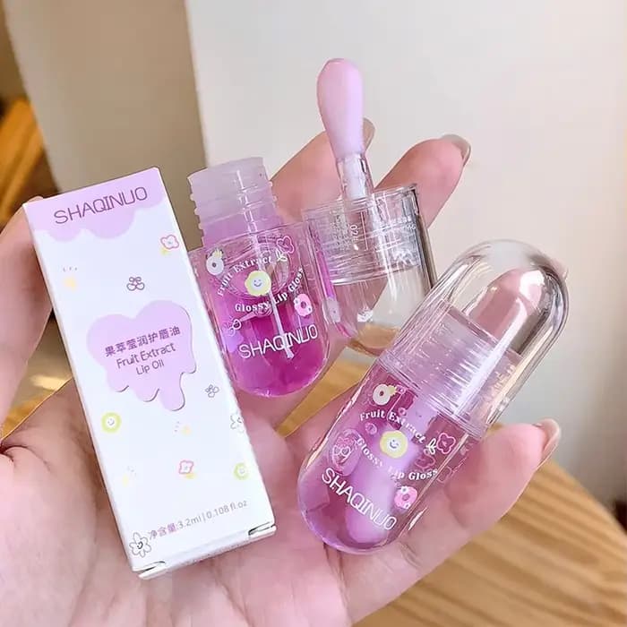 Trio d'huiles à lèvres infusées aux fruits
