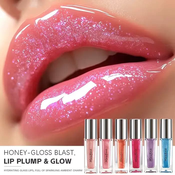 Gloss à lèvres hydratant 6 couleurs