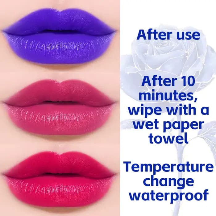 Rouge à lèvres Rose bleu