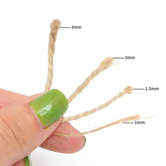 Cordon en jute naturel, ficelle de chanvre, corde de lin pour emballage de cadeaux de mariage, bricolage, scrapbooking, fleuristes, artisanat, décoration