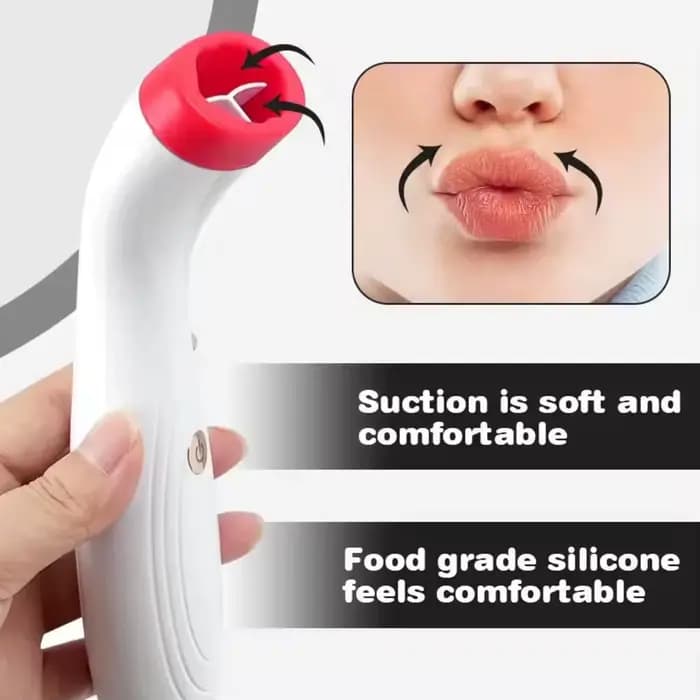 Pompe à lèvres électronique en silicone vibrant