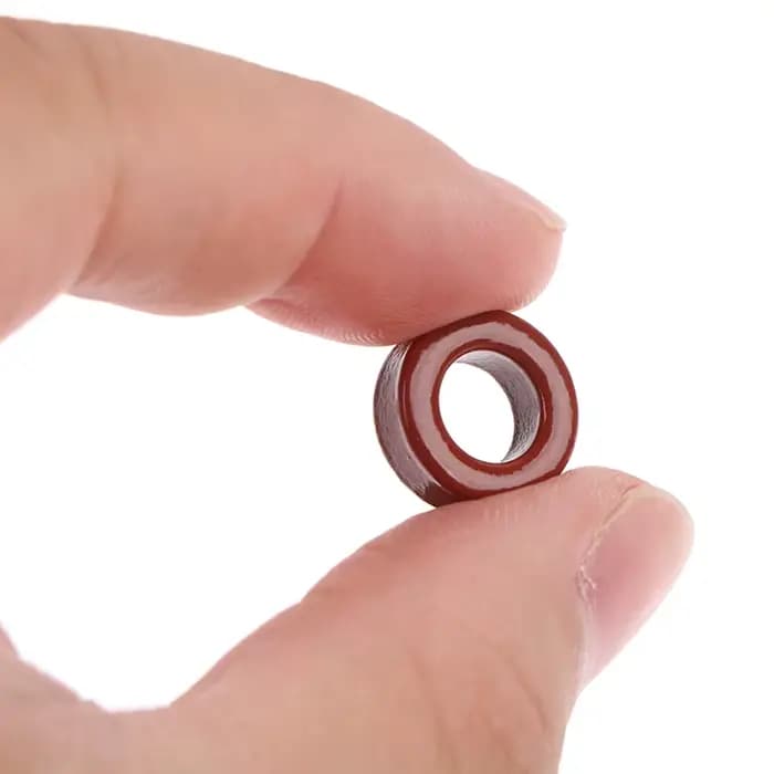 Nouveau lot de 5 noyaux magnétiques toroïdaux en ferrite de fer carbonyl T50-2, 13*7.5*5 mm, 4.9nH/N2, anneau magnétique rouge