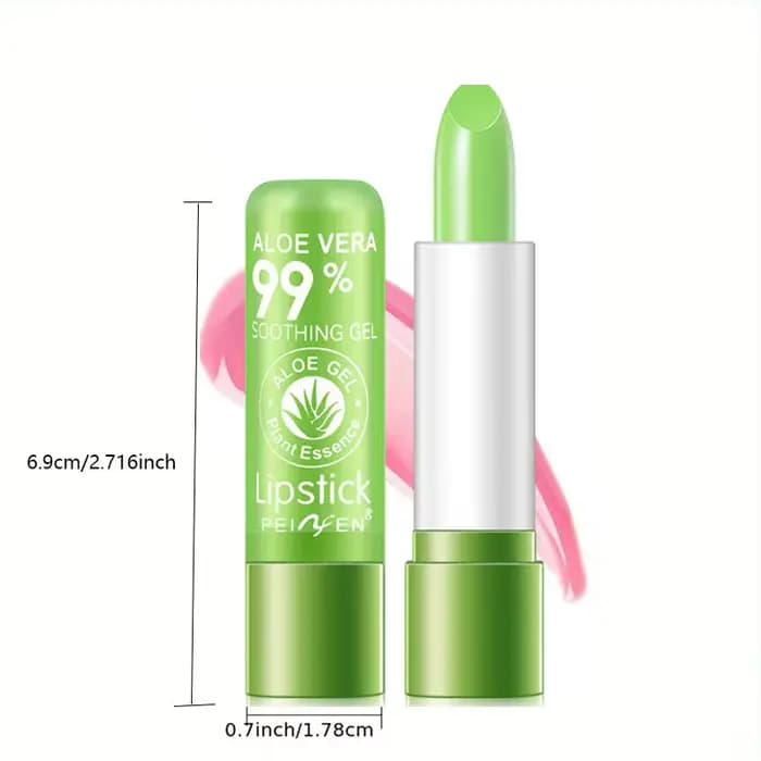 Rouge à lèvres hydratant à l'aloe vera changeant de couleur en fonction de la température