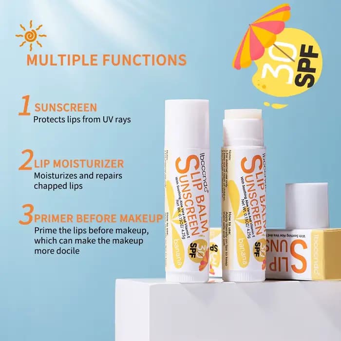 Nouveau baume à lèvres de protection solaire SPF30