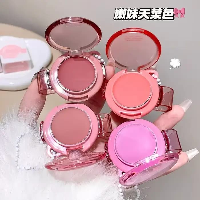 Fard à joues crème mat rose violet multi-usage pour lèvres et joues