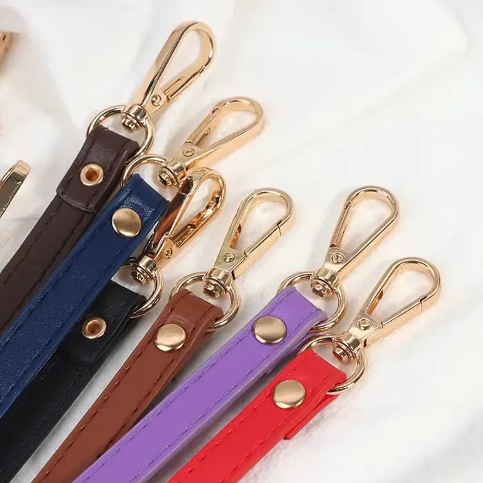 Poignée de sac à main en cuir PU de 28 cm pour femmes, sangle courte de remplacement, bandoulière, accessoires de mode pour sacs