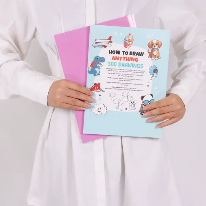 Comment dessiner tout : 300 dessins de trucs mignons, animaux, nourriture, cadeaux et autres choses incroyables |   Livre pour adultes