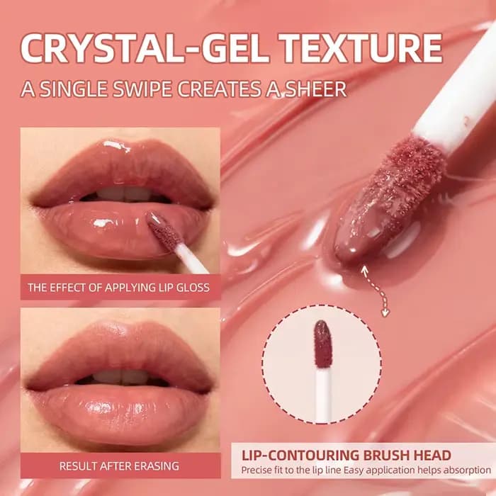 Gloss à lèvres effet miroir