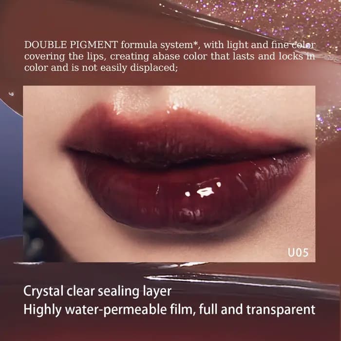 Uhue – vernis à lèvres miroir brillant à eau