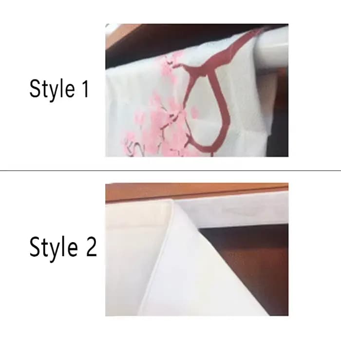 Rideau de tête de porte de séparation pour salon de thé japonais, panneau suspendu, drapeau de style chinois, décoration courte pour salon de thé