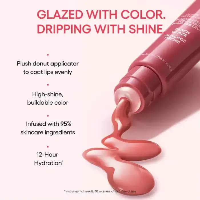 Laneige beurre de fruits bonbons sucrés Essence beignet léger hydratation brillant à lèvres huile rouge à lèvres hydratant baume à lèvres Transparent