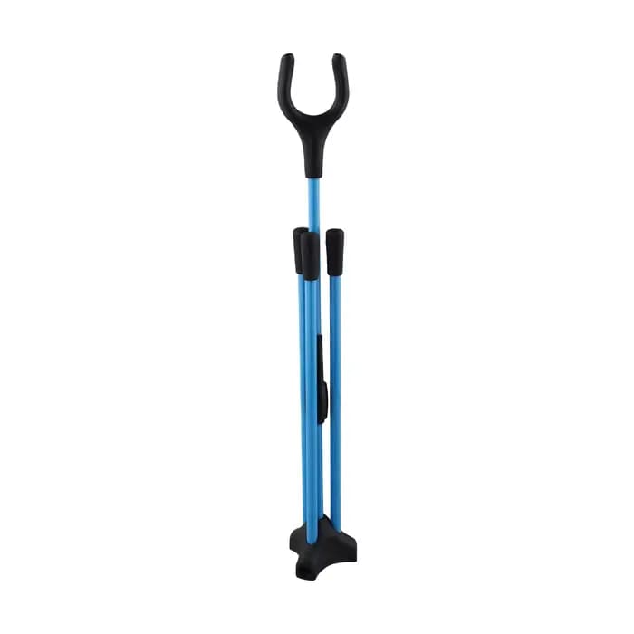 Support d'arc robuste pour arcs classiques et recurves, léger et portable avec base triangulaire pour une stabilité accrue