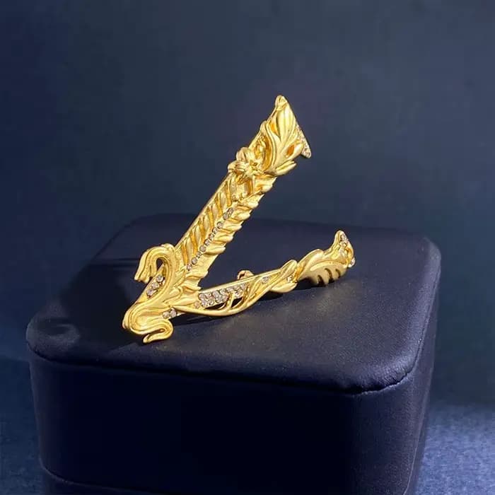 Broche baroque en forme de V, vintage pour femmes et hommes, accessoires de manteau, épingles, bijoux