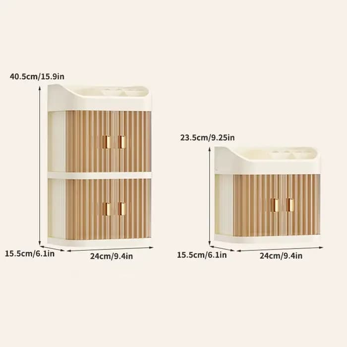 Boîte de rangement de cosmétiques