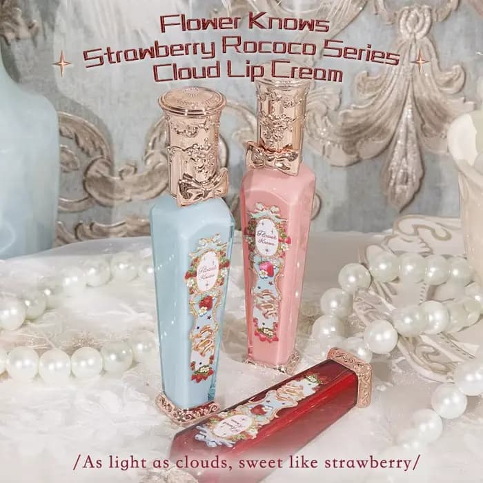Flower Knows fraise série Rococo rouge à lèvres crème rouge à lèvres 3.5g