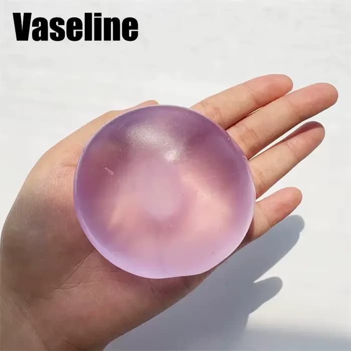 Balle à presser en gelée transparente Vaseline, colorée, à étirement lent, anti-stress, jouet sensor