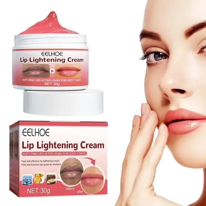 Crème de soin des lèvres noir fumée foncée élimination des lèvres hydratant nourrir éclaircir estomp