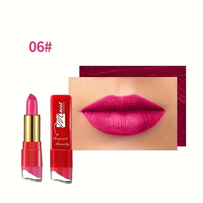 Rouge à lèvres hydratant crémeux 12 couleurs, rouge à lèvres longue durée tour penchée maquillage po