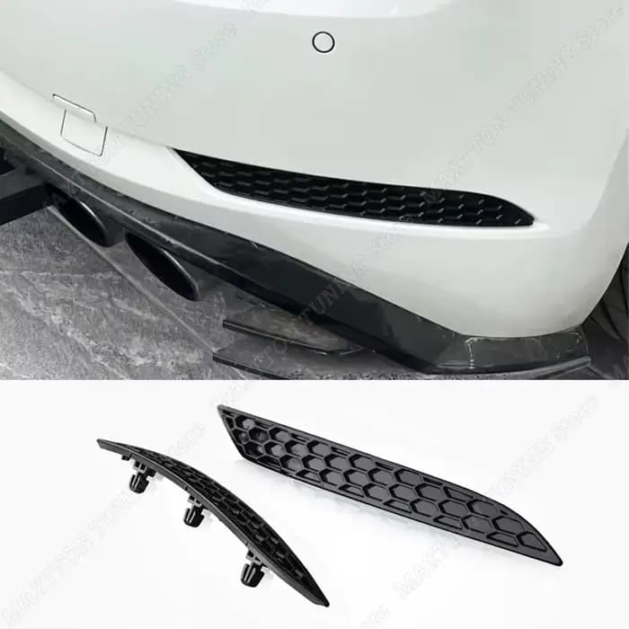 Pour Volkswagen Golf MK7.5 2017-2020 GTI GTD R-Line Hatchback Facelift noir brillant pare-chocs arri