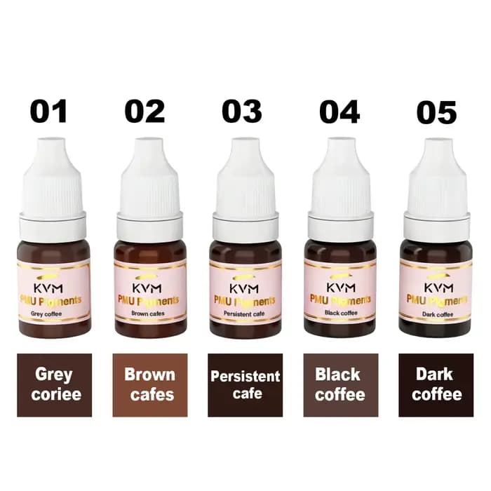 5/8 pièces 5ML Pigments de tatouage maquillage tatouage lèvres sourcils eye-liners Pigments Semi Per