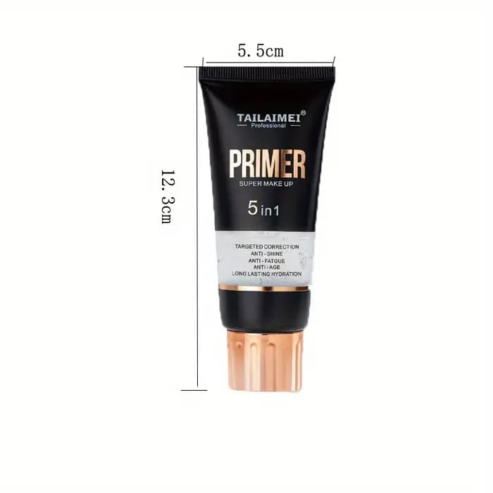 Base de maquillage en Gel Transparent, Base imperméable, fond de teint mat à couverture complète ave