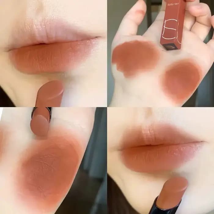 Cruc010Thin-Rouge à lèvres étanche et résistant à la transpiration, tube 256, ne se décolore pas ou