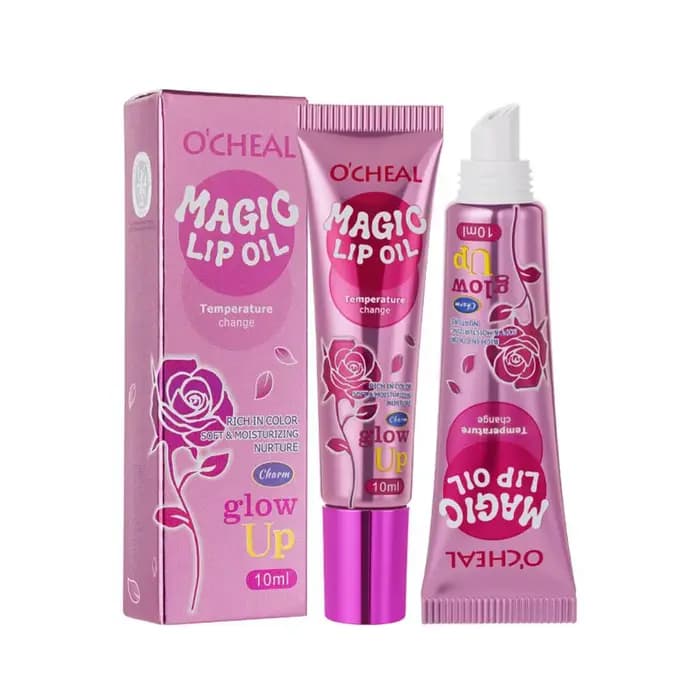 Gloss à lèvres repulpant en tube, huile à lèvres changeante de couleur, essence de beauté nourrissan