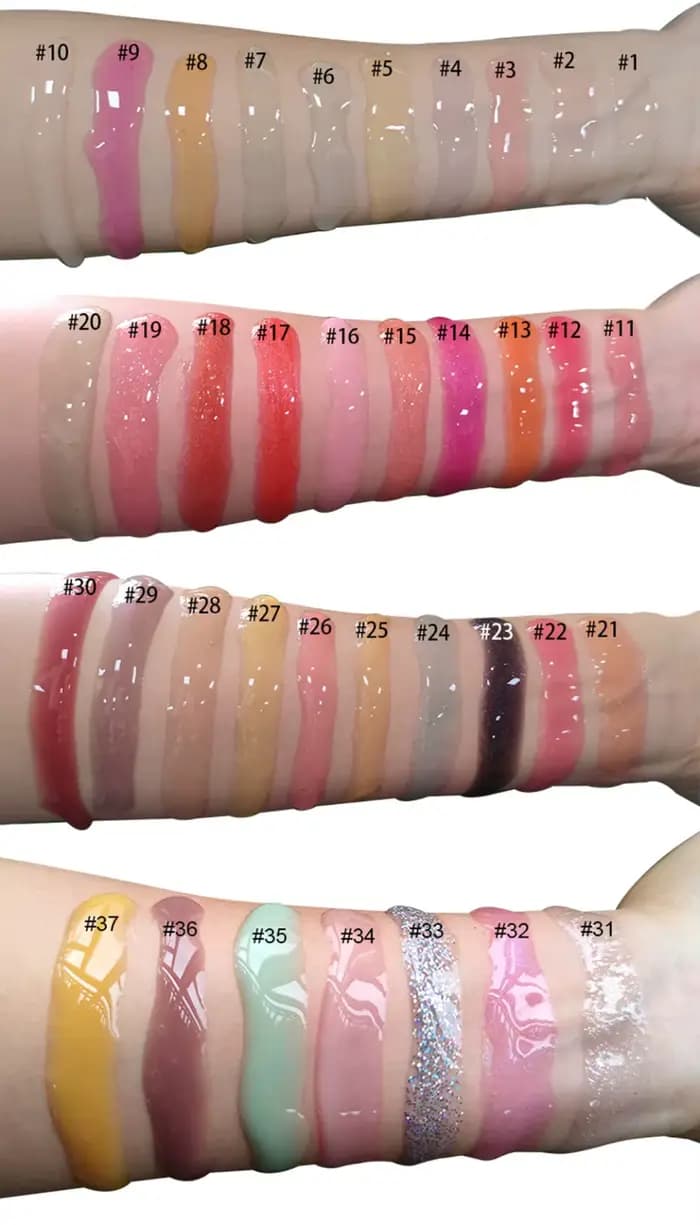 Huile à lèvres végane personnalisable avec logo, 15 ml, tube souple, gloss repulpant, baume à lèvres
