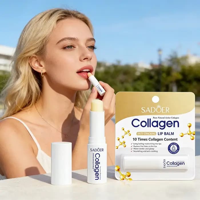 SADOER collagène baume à lèvres hydratant Anti fissuration éclaircissant réparation nourrissant hydr