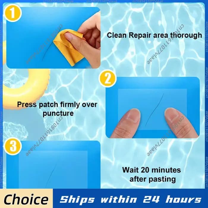 Kit de réparation de liner de piscine, 10 à 100 pièces, kit de réparation sous-marine, patch robuste