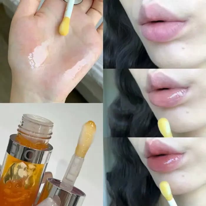 Toot Dodo Gloss à lèvres éclatant Formule hydratante Effet verre transparent Look élégant Parfait po
