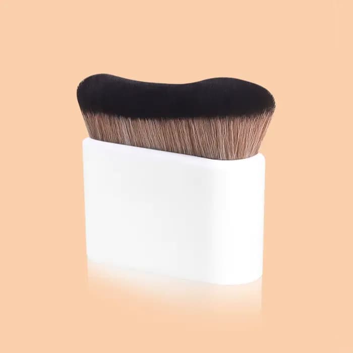 Pinceau pour fond de teint, 1 pièce en plastique créatif wave Fit Pinceau cosmétique parfaitement