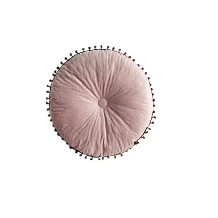 Coussin rond décoratif pour la maison, coussin de canapé, lit, chaise, coussin de sol, siège doux, o
