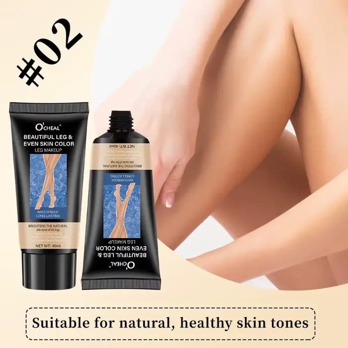 OCHEAL Lotion de Maquillage pour les Jambes, Correcteur Longue Durée Imperméable et Anti-transfert,